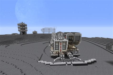 Moon Lunar Base - Mine Logistics Minecraft Map