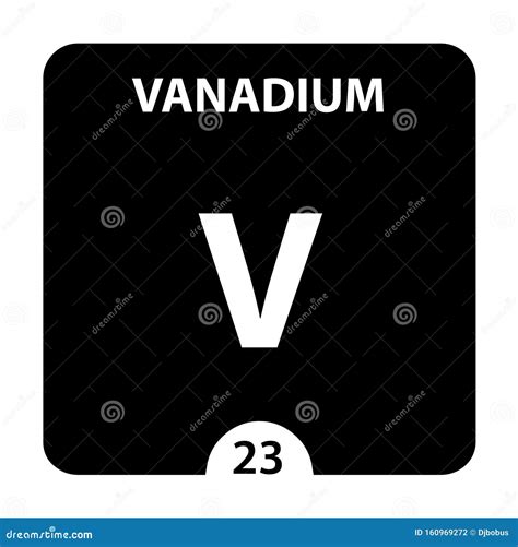 Vanadium Symbol From Periodic Table Royalty-Free Stock Image ...