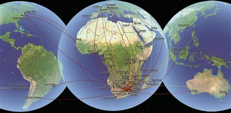 Flight Africa Blog: Airline Route Maps: A look at South African Airways ...