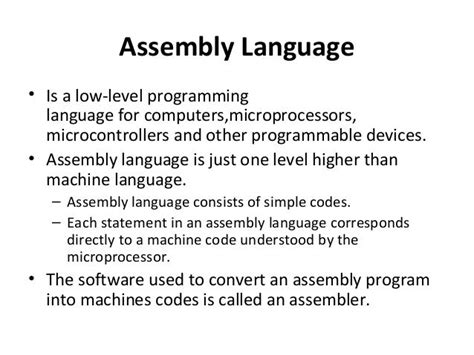 Chapter 3 INSTRUCTION SET AND ASSEMBLY LANGUAGE PROGRAMMING