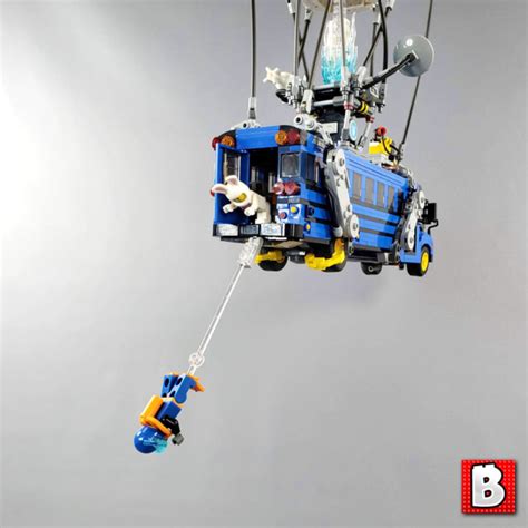 Jump Out Of This Lego Fortnite Battle Bus & Instructions - EverydayBricks