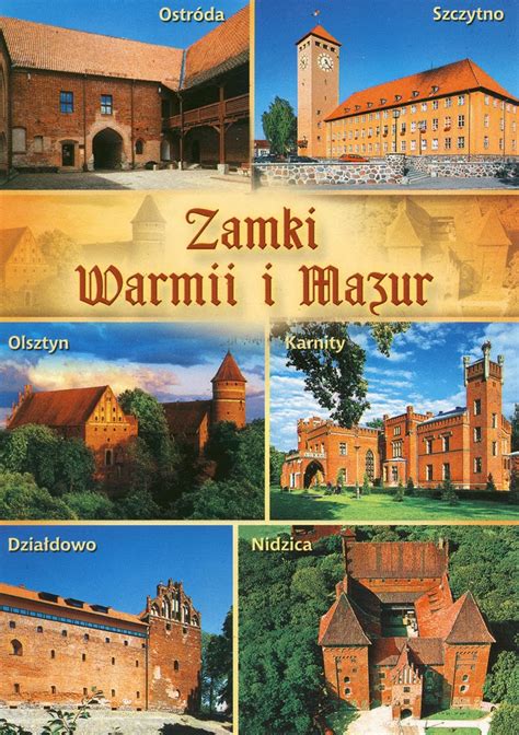 Poland on Postcards: Zamki Warmii i Mazur / Castles of Warmia and Masuria