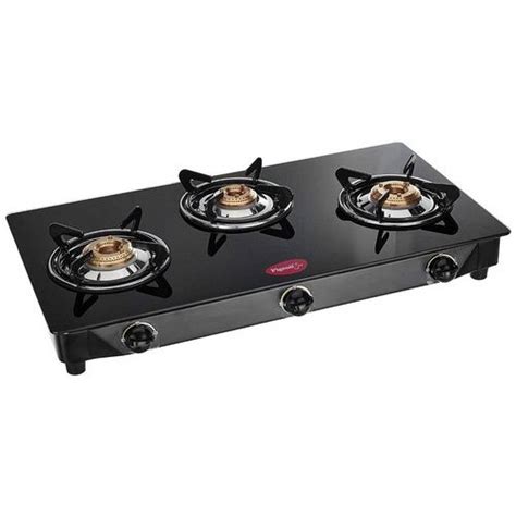 3 Burner Pigeon Stainless Steel Manual Gas Stove, Model Name/Number ...