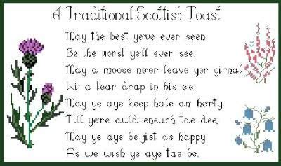 A Traditional Scottish Toast | Scottish toast, Scottish quotes ...