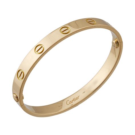 Vintage Cartier 18k Yellow Gold Love Bracelet (16cm) - Bulgari ...