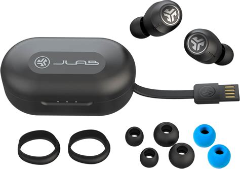 Questions and Answers: JLab JBuds Air ANC True Wireless Earbuds Black ...