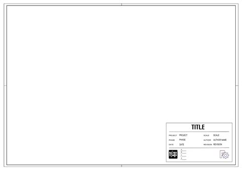 Autocad A3 Title Block