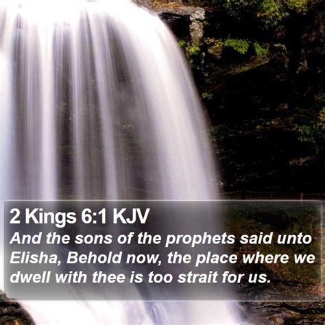 2 Kings 6:1 KJV Bible Verse Images