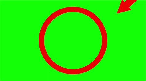 Red Circle With Two Arrows and Siren - HD Green Screen Meme Template ...