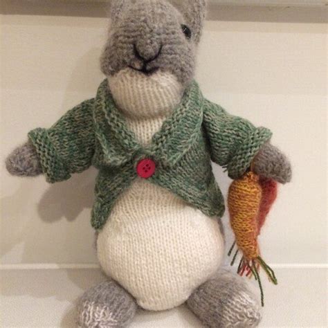 Peter Rabbit Knitting pattern by Dot Pebbles | Rabbit knitting pattern ...