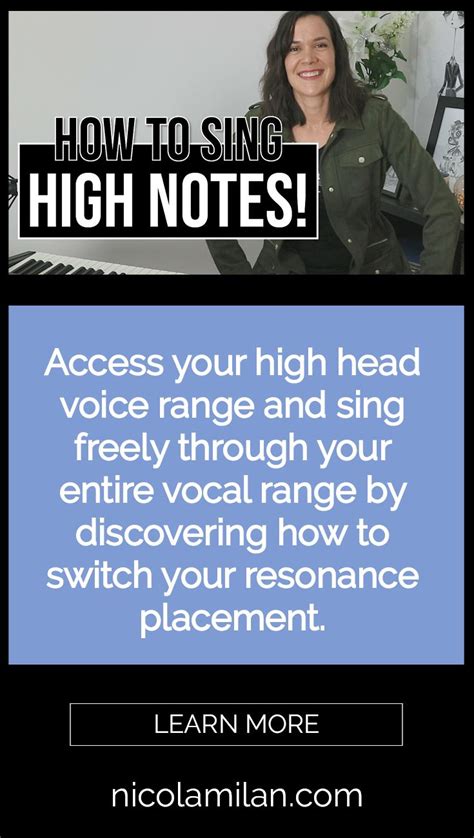 How To Sing High Notes Easily - Singer's Secret | Learn singing ...