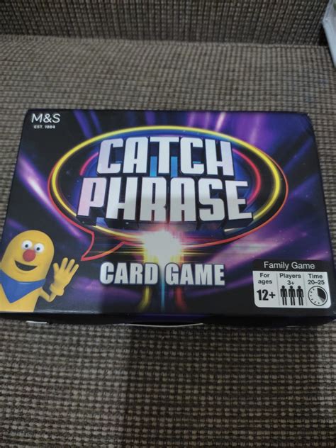 Catch Phrase Card Game, Hobbies & Toys, Toys & Games on Carousell