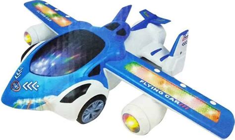 Sanjary Multicolor Plastic Flying Car/Electronic Degree Rotation/Lights ...