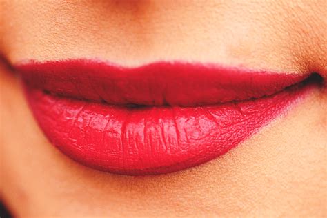 Lips with Smile Royalty-Free Stock Photo