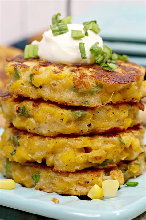 Quick and Easy Pan Fried Corn Fritters Recipe - Sweet Pea's Kitchen