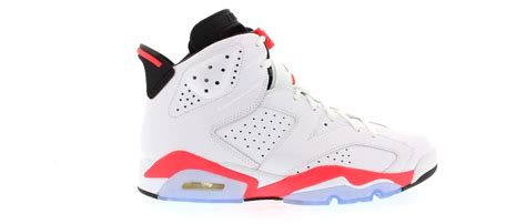 Jordan 6 Retro Infrared White (2014) Men's - 384664-123 - US