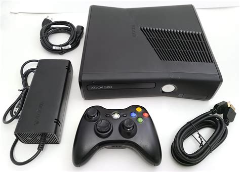 Microsoft Xbox 360 S Black 4GB Console plandetransformacion.unirioja.es