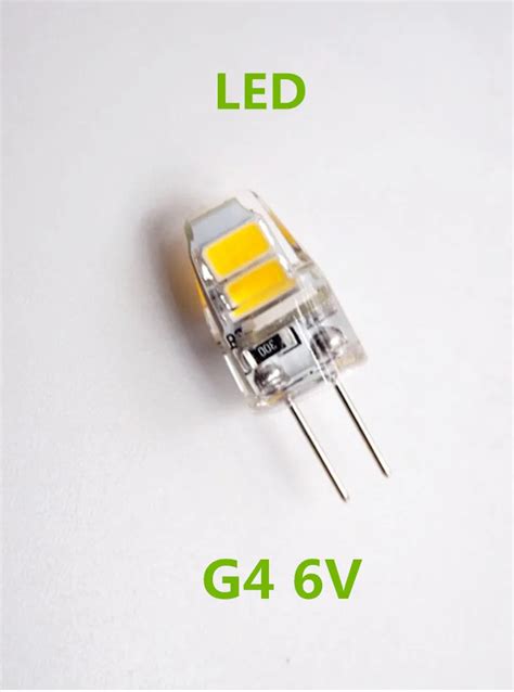 10pcs/lot G4 6V LED bulb lamp lights dc6v microscope bulb Led G4 6v ...