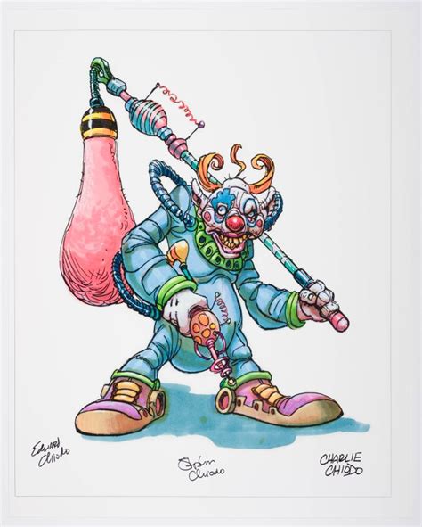 Killer Klowns from Outer Space Fresh Catch Signed Print - ID ...