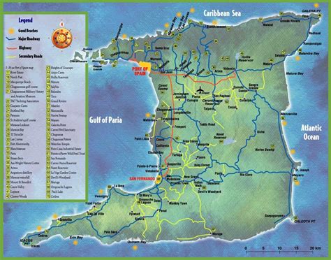 Trinidad tourist map - Ontheworldmap.com