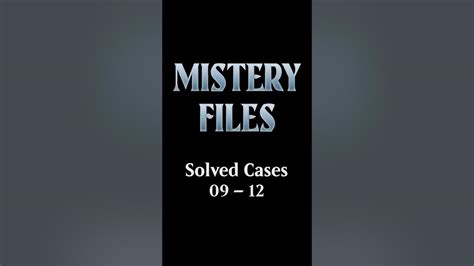 MTG Mistery Files 09-12 | Ravnica Detective Agency – Solved Cases – ARG ...