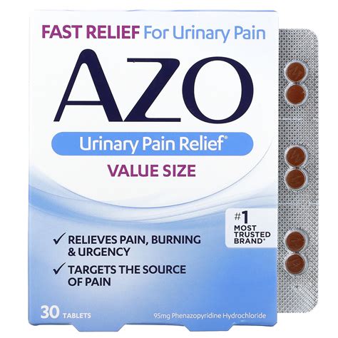 Azo, Urinary Pain Relief, 30 Tablets