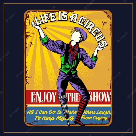 Premium Vector | LIFE IS A CIRCUS QUOTES ILLUSTRATION SIGNS