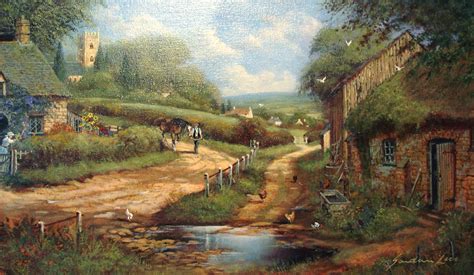 country paintings | Summer in the Country Country Summer, Country Life ...