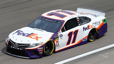 Denny Hamlin wins Stage 2 at Kansas | Tireball NASCAR News, Rumors ...