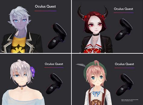 I'm so impressed by these avatars for VRchat on Oculus Quest Virtual ...