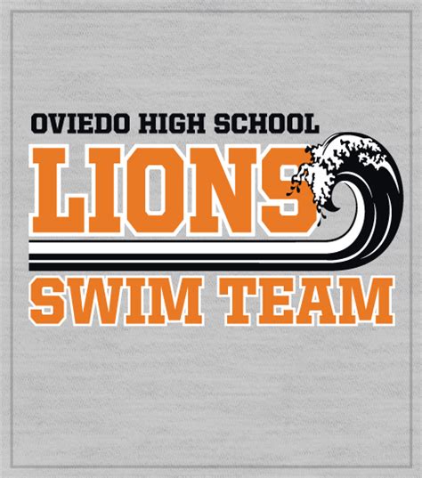 8561 Swim Team Wave T-shirt | High School Shirts