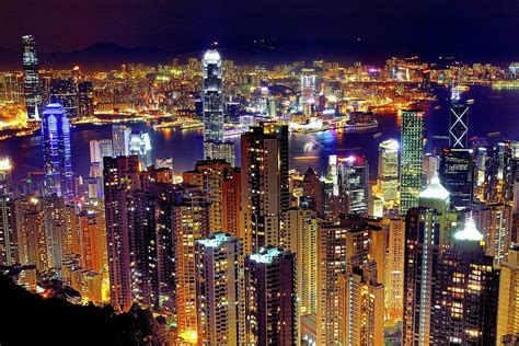 Hong Kong By Night - View From The Peak by Joao Figueiredo