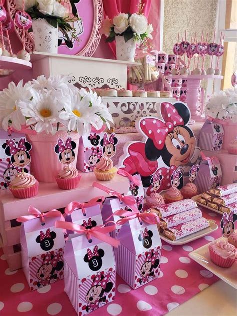 Minie mouse Birthday Party Ideas | Photo 1 of 18 | Minnie mouse ...