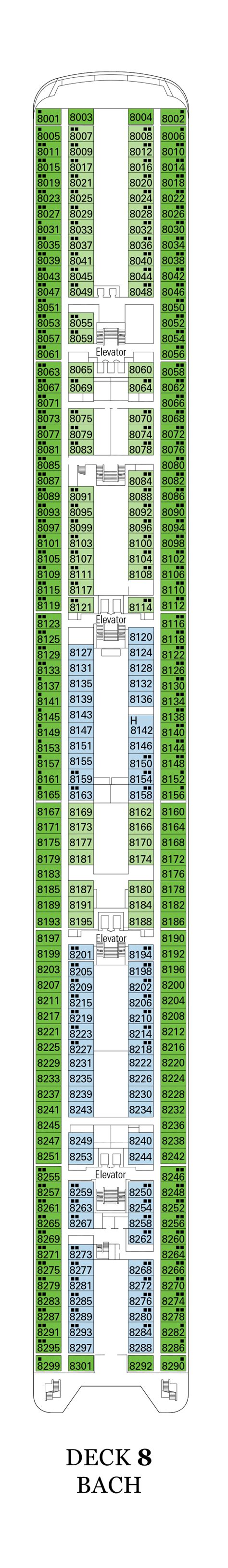 MSC Sinfonia Deck Plans | CruiseInd