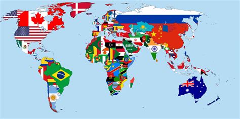 World Flags Map 2016 | Flags of the world, World map poster, Flag