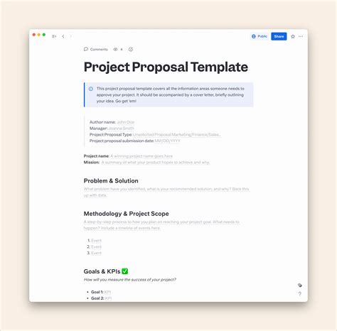 It Project Proposal Template - Sfiveband.com