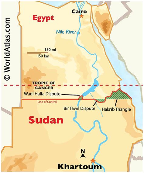 The Egypt-Sudan Border Dispute - WorldAtlas