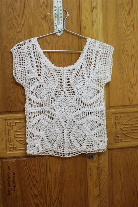 Crochet lace summer top - Craft Ideas