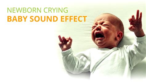 Newborn Crying Baby Sound Effect - YouTube