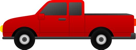 Red Pickup Truck Clip Art | Clipart Panda - Free Clipart Images