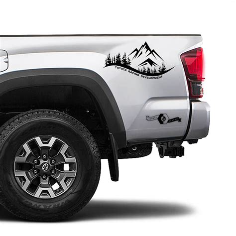 TRD TOYOTA Mountain Forest Decals Stickers for Tacoma Tundra 4Runner ...