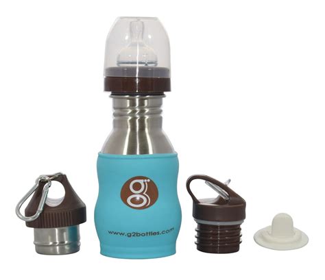 Goo-Goo Baby Blue Stainless Steel Baby Bottle | Walmart Canada