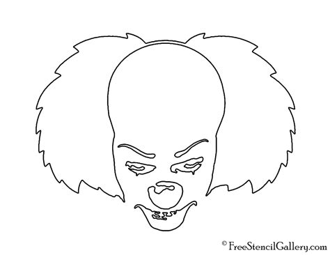 Printable Pennywise Stencil