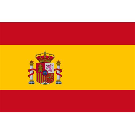 BANDERA ESPAÑA CON ESCUDO CONSTITUCIONAL (EXTERIOR)