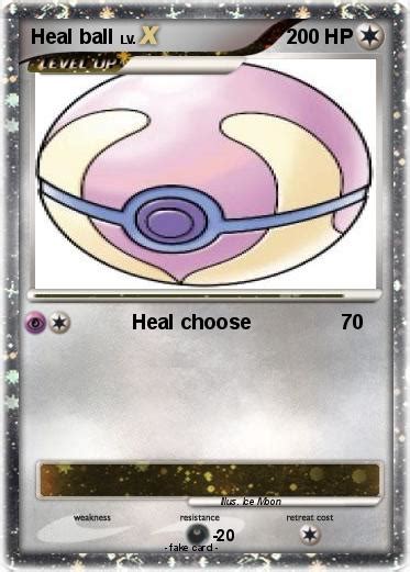 Pokémon Heal ball 1 1 - Heal choose - My Pokemon Card