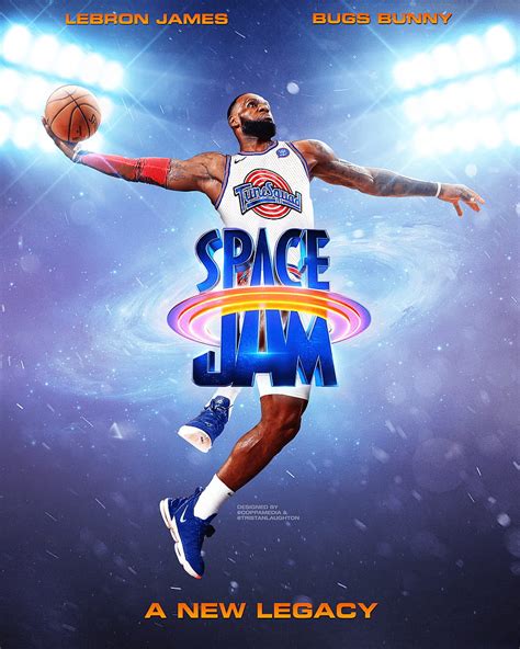 Space Jam Poster Design. Space jam, Lebron james, Lebron james poster ...