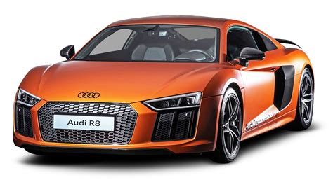 Orange Audi R8 Car PNG Image - PurePNG | Free transparent CC0 PNG Image ...