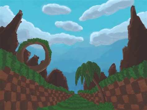 Green Hill Zone - 3D -third person view- by RUSROBOTX on DeviantArt