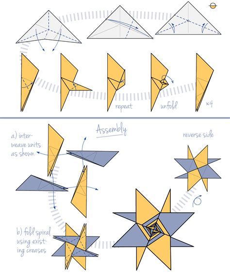 Origami Star Instructions ~ art and craft kids