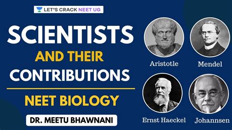 Biology Scientists Names and Their Contributions | NEET Biology | NEET ...